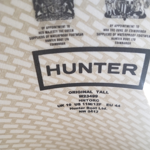 COPY - Hunter Original Tall Boots Size 12 womens Black - Picture 2 of 5